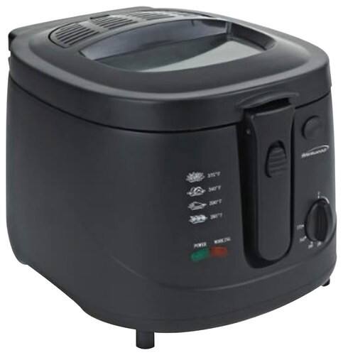 Front. Brentwood Appliances - 2-1/2-Liter Deep Fryer - Black.