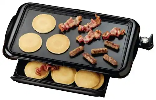 Front. Brentwood - Electric Griddle - black.