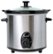 Front Zoom. Brentwood - 3-Quart Slow Cooker - Black/Silver.