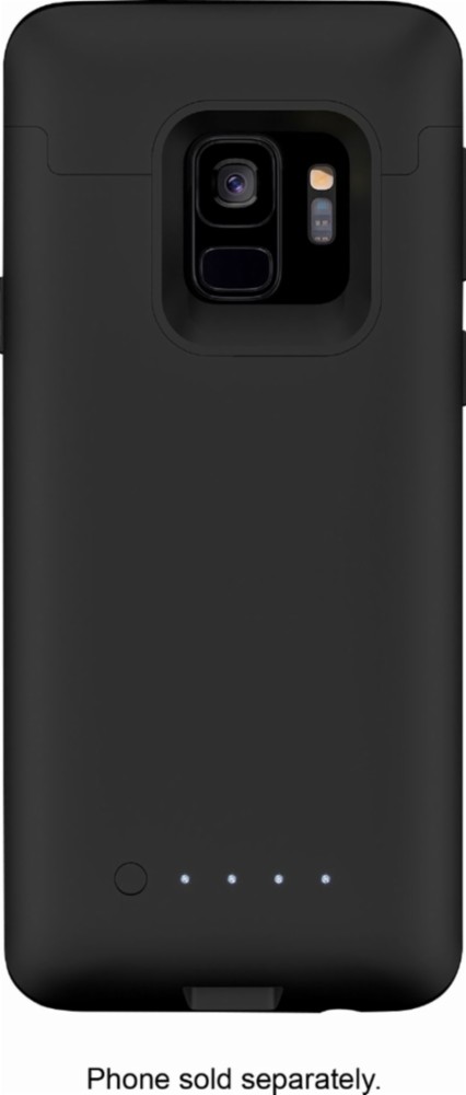 Mophie Juice Pack External Battery Case With Wireless Charging For Samsung Galaxy S9 Black Best Buy