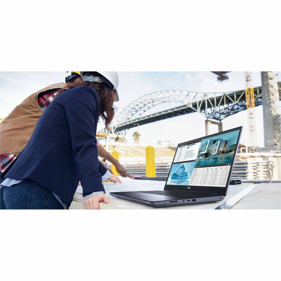 Alt View 2. Dell - Dell Precision 7000 7780 17.3" Mobile Workstation - Full HD - 60 Hz - Intel Core i7 13th Gen i7-13850HX - vPro - Black.