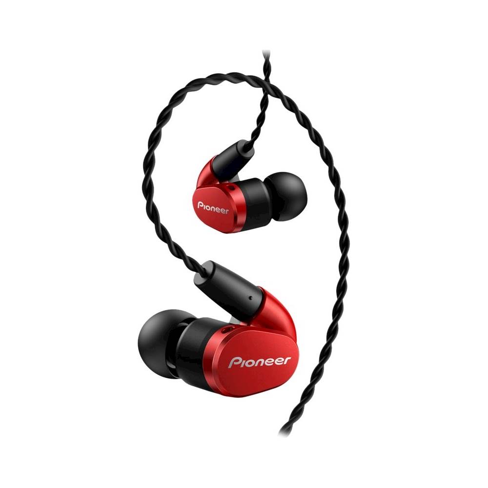 Best Buy Pioneer Se Ch5t Wired In Ear Headphones Red Sech5tr