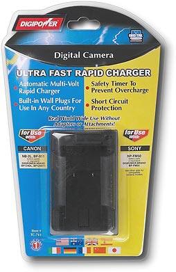 Front Standard. DigiPower - 3.7-Volt Lithium-Ion World Travel Charger.