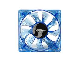 Bluegears - b-PWM 80mm Speed range 500-4000 RPM, Airflow at 78 CFM, 2 ball bearing, 4 pins PWM fan - Blue