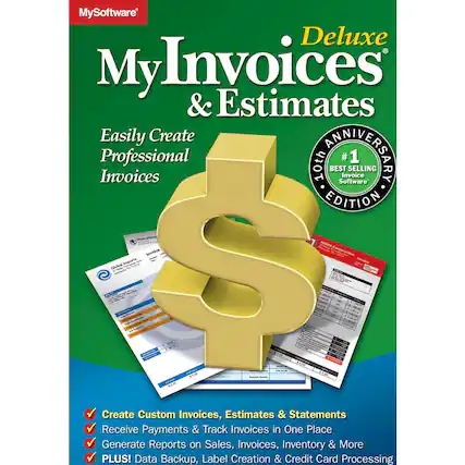 Front. Avanquest - MyInvoices & Estimates Deluxe 10.