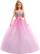 Front. Barbie - Birthday Wishes Barbie Doll - Pink / Silver.