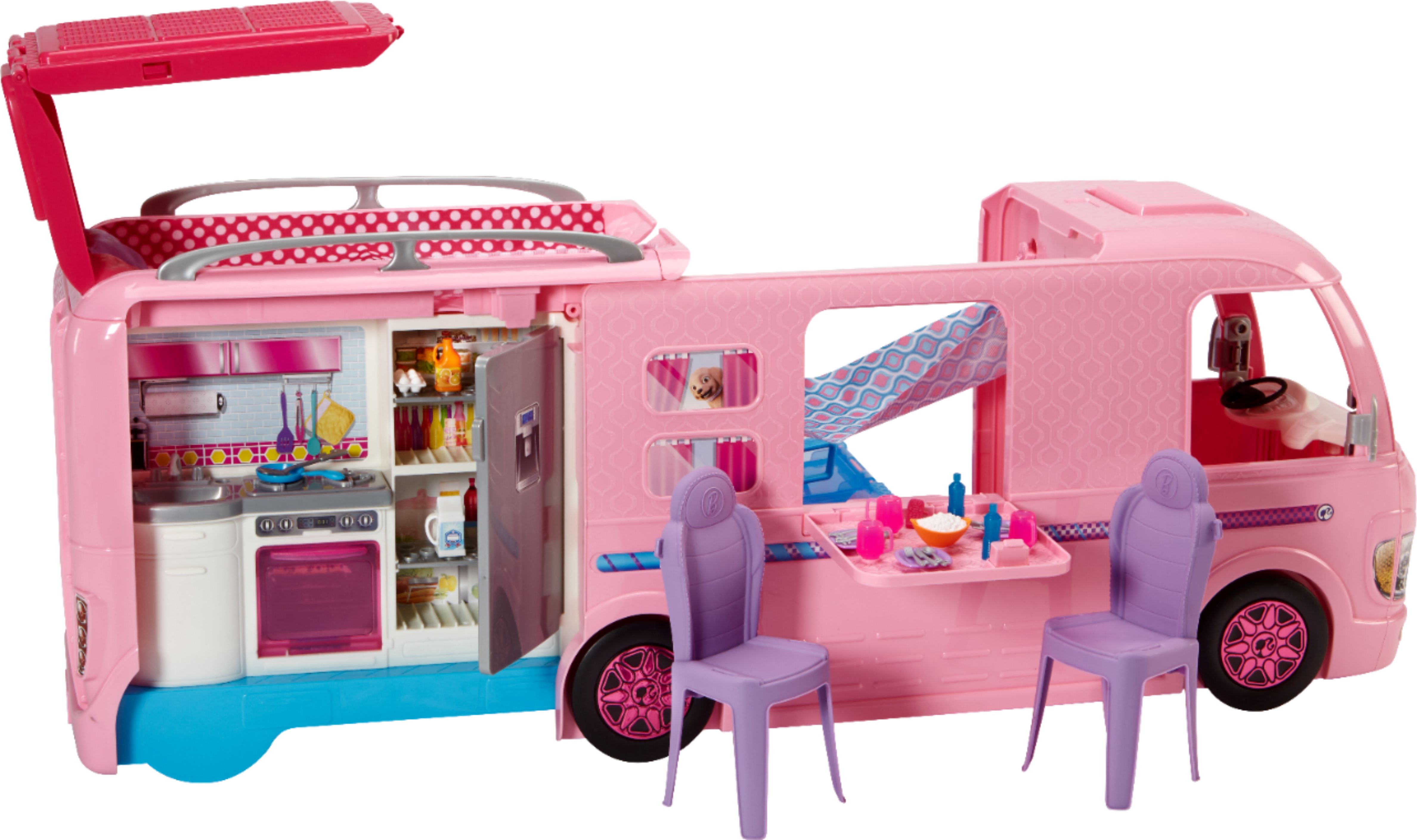Best Buy: Barbie DreamCamper Play Set Pink FBR34