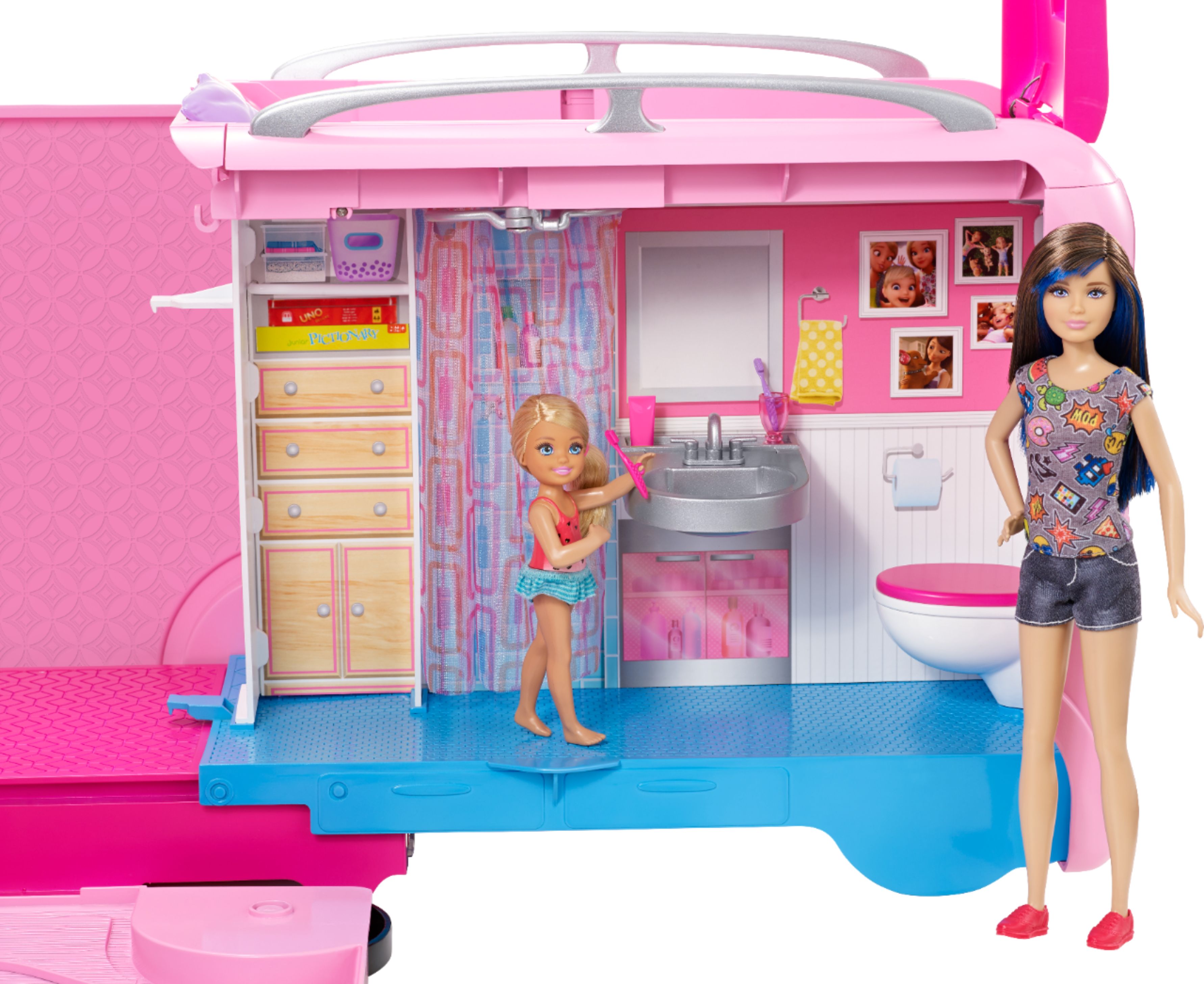 barbie dream camper stickers
