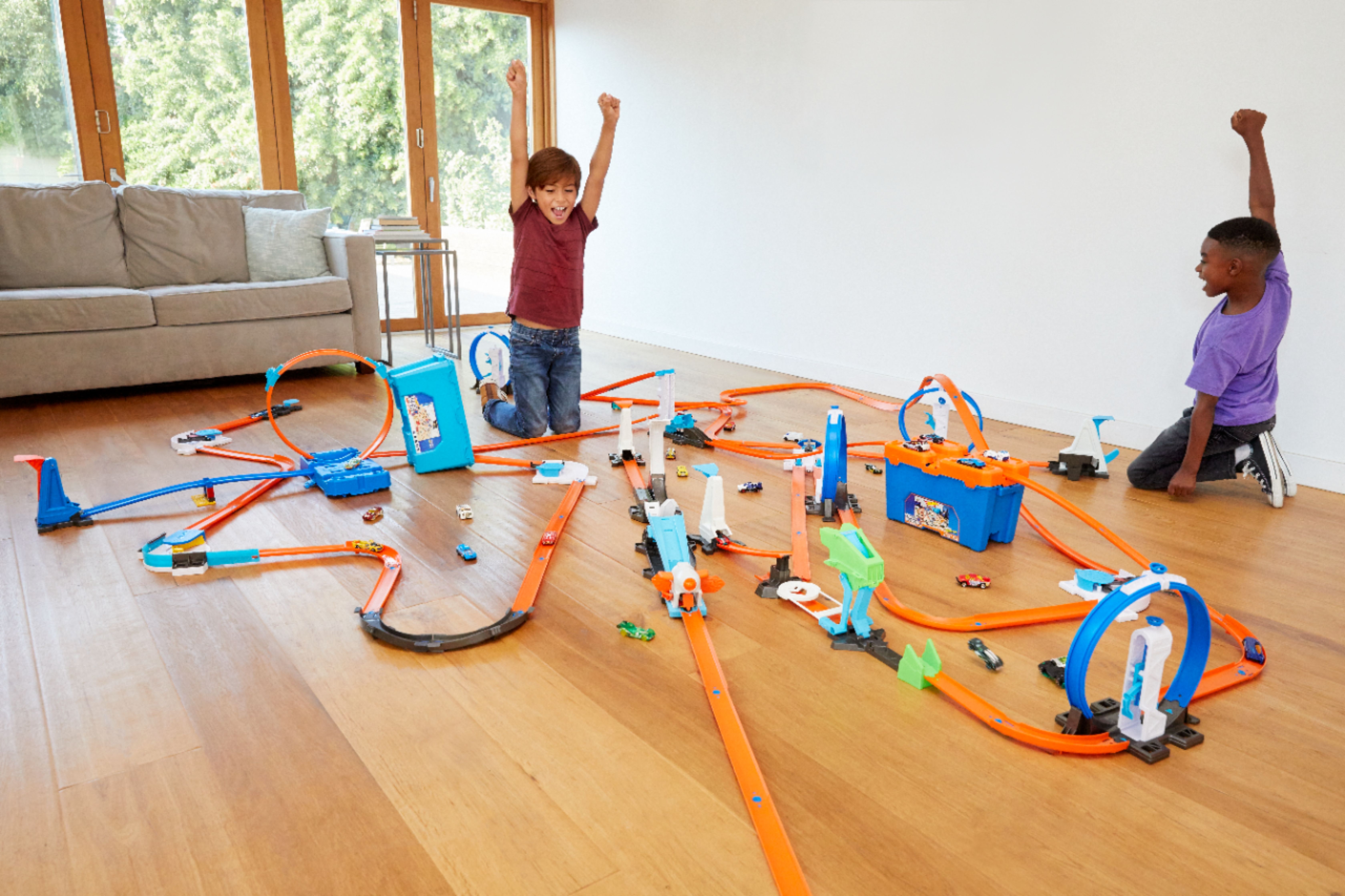 Hot Wheels Track Builder System Rocket Launcher Challenge Playset Connects New 