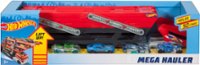 Front Zoom. Hot Wheels - Mega Hauler Truck with 4 Cars - Red/Black.