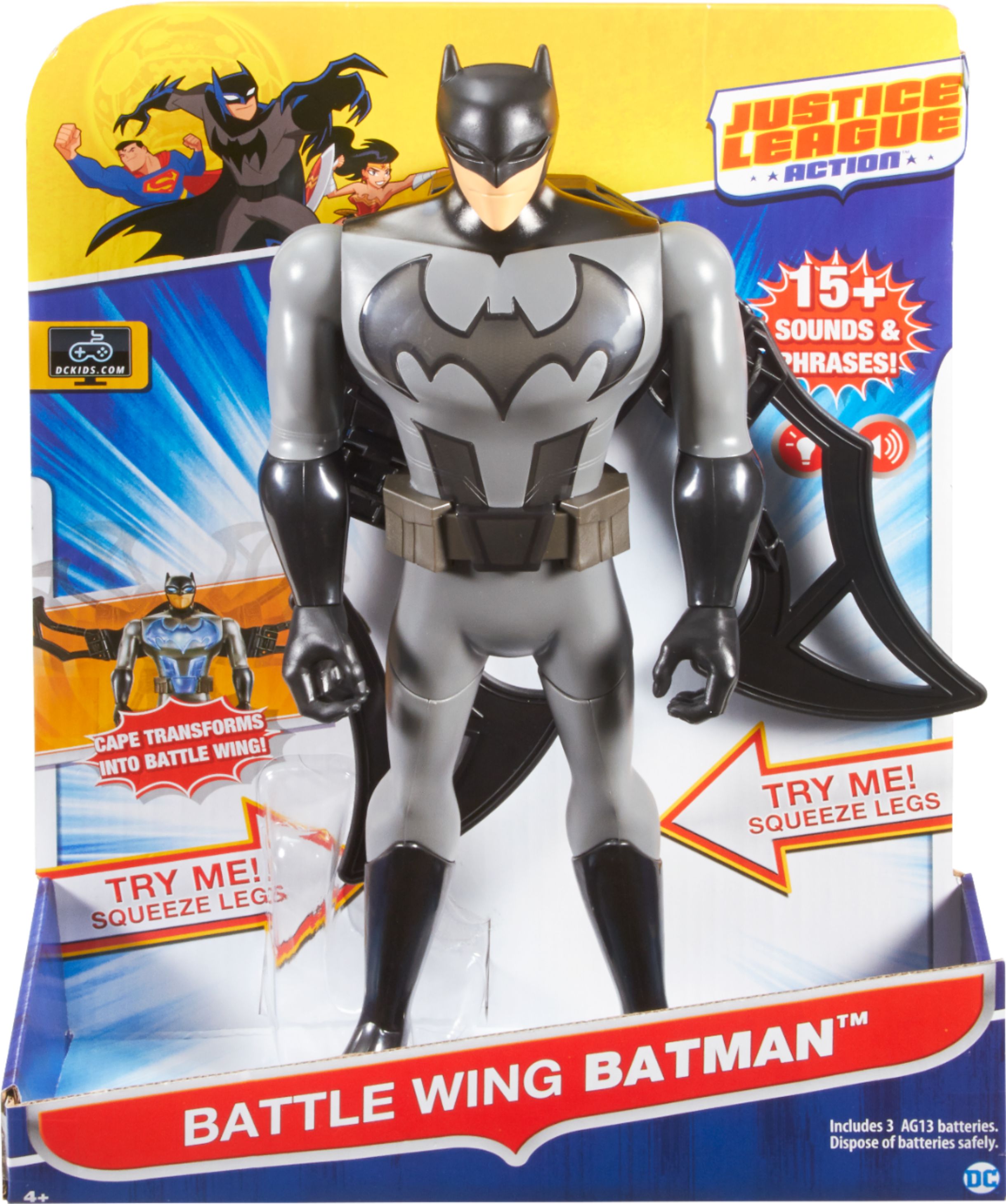 Best Buy: DC Comics Action Battle Wing Batman™ Figure Gray, Black 