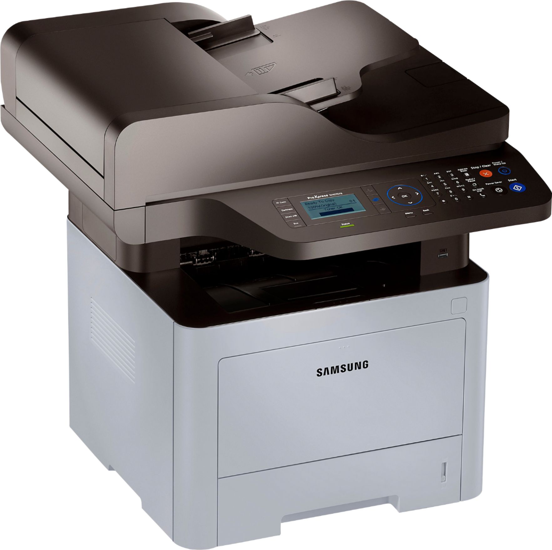 Uiterlijk Glimlach Tarief Best Buy: Samsung ProXpress SL-M4070FR Black-and-White All-In-One Printer  SS389J#BGJ