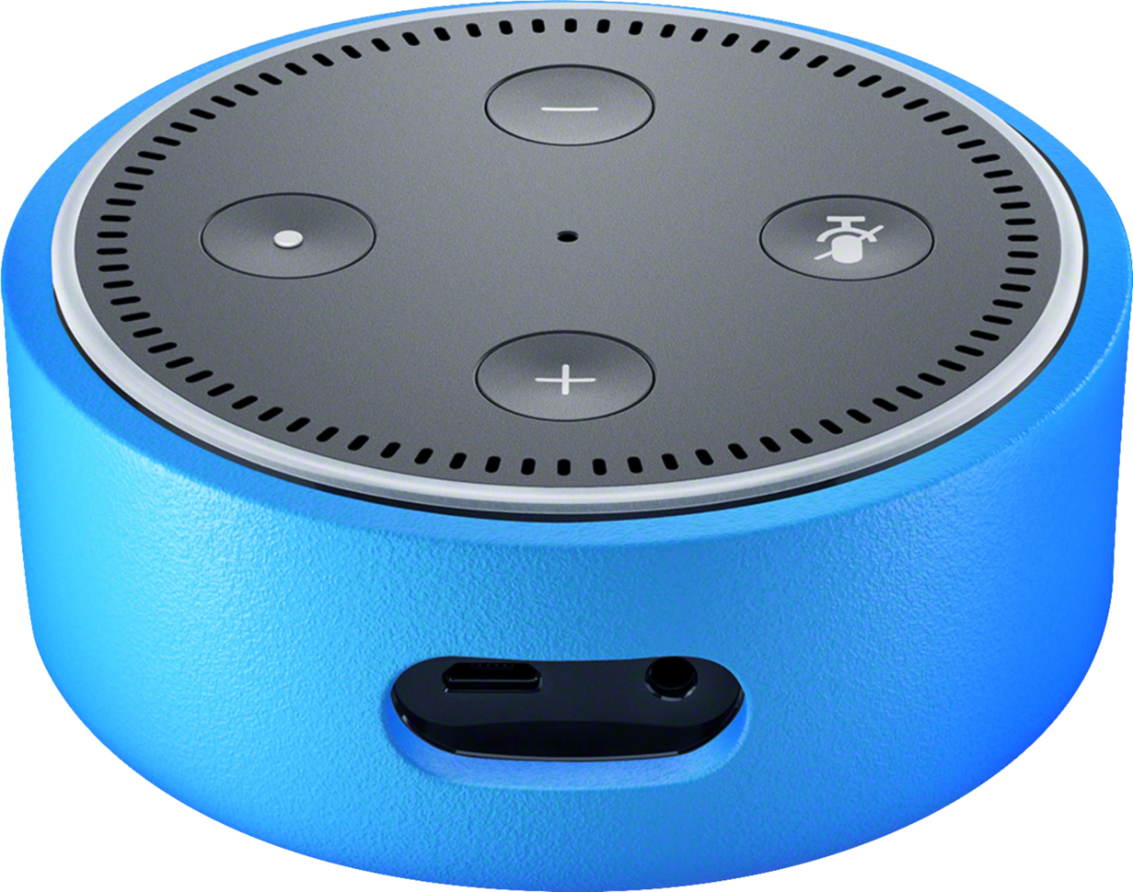 Alt View 12. Amazon - Echo Dot Kids Edition - Smart Speaker with Alexa - Blue.