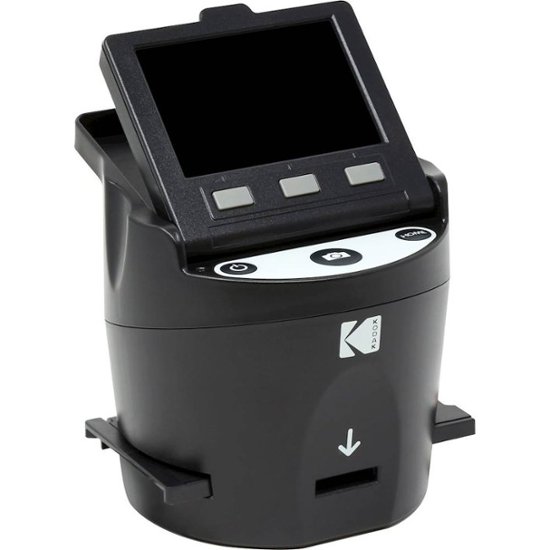 Scanza Digital Film Slide Scanner Converts Film & Slides to JPEG Includes Large 3.5" LCD Black RODFS35 - Best Buy