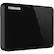 Alt View 12. Toshiba - Canvio 1TB External USB 3.0 Portable Hard Drive - Black.