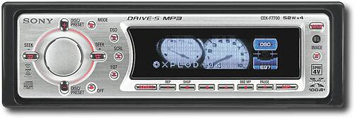 Front Standard. Sony - XM-Ready 52W x 4 CD Deck with CD-R/RW/MP3.