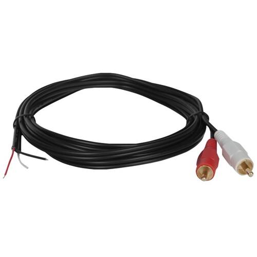 Atlona - LinkConnect 6.6' Audio RCA Cable - Black-Front_Standard