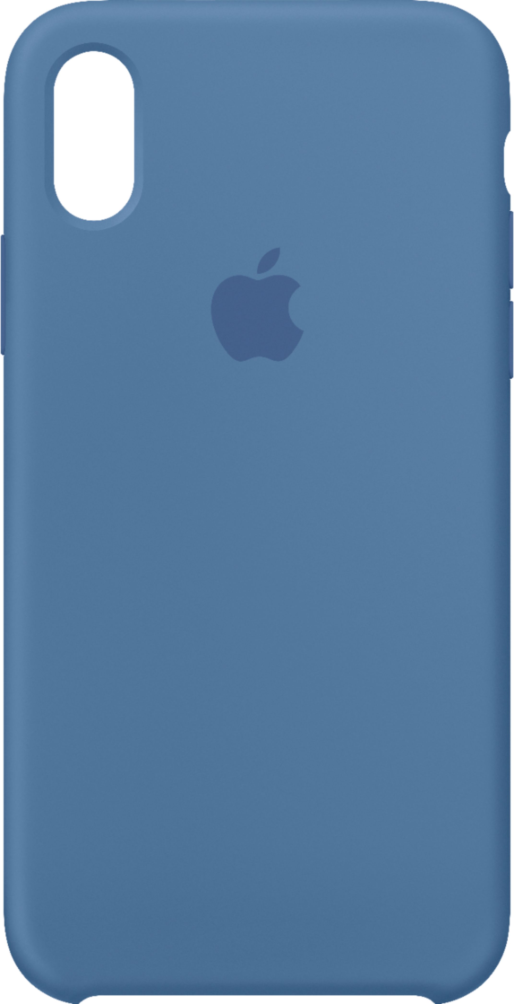 Apple iPhone® X Silicone Case Denim Blue MRG22ZM/A - Best Buy