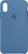 Front. Apple - iPhone® X Silicone Case - Denim Blue.