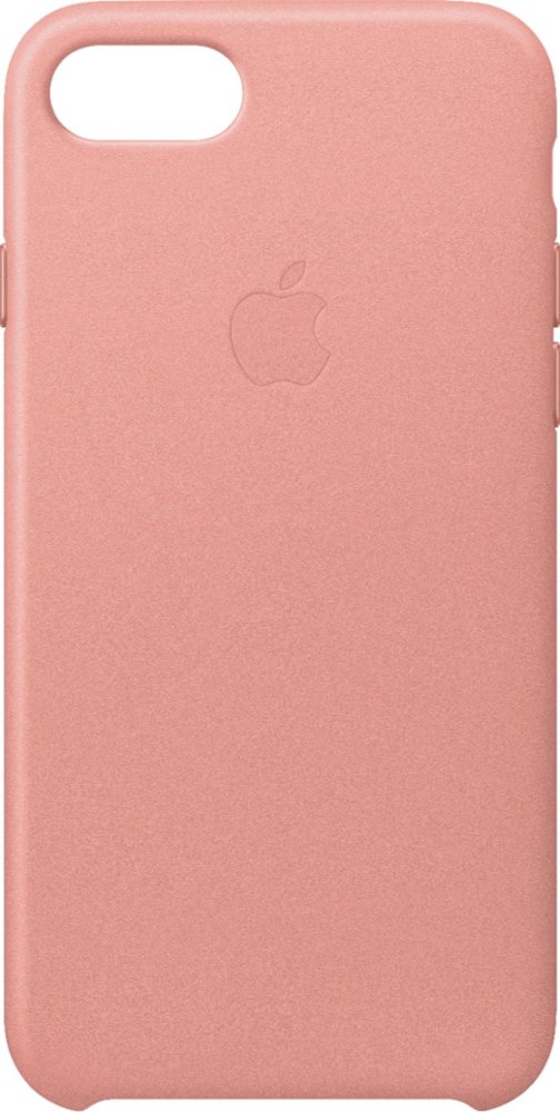 apple - iphone 8/7 leather case - soft pink