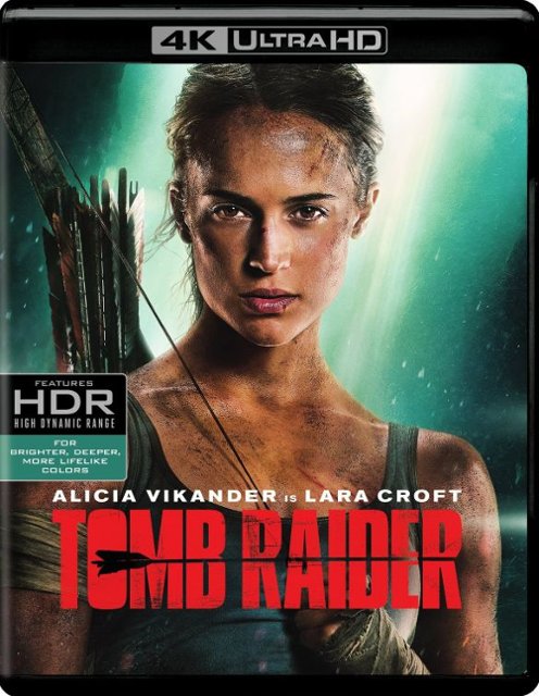 Front Standard. Tomb Raider [4K Ultra HD Blu-ray/Blu-ray] [2018].
