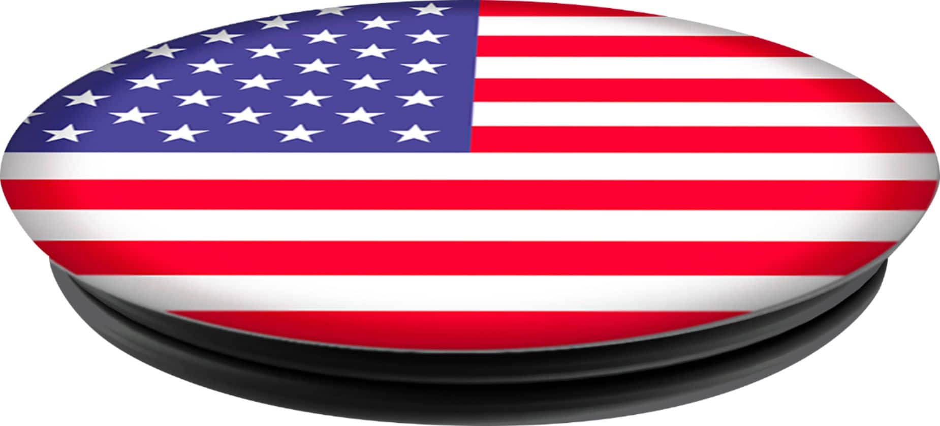 Alt View 12. PopSockets - Finger Grip/Kickstand for Mobile Phones - American Flag.