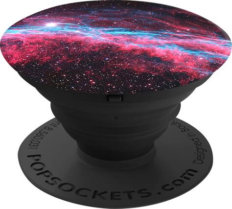 Front. PopSockets - Finger Grip/Kickstand for Mobile Phones - Red/Blue.