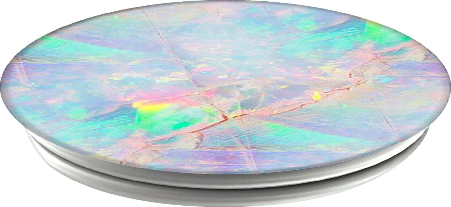 Alt View 12. PopSockets - Finger Grip/Kickstand for Mobile Phones - Silver.