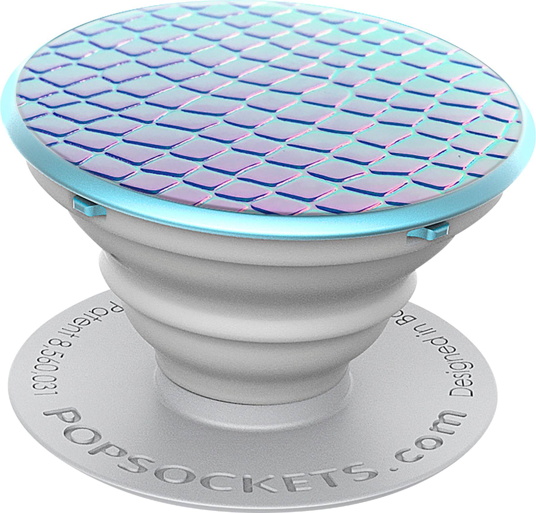 Front. PopSockets - Finger Grip/Kickstand for Mobile Phones - Blue.