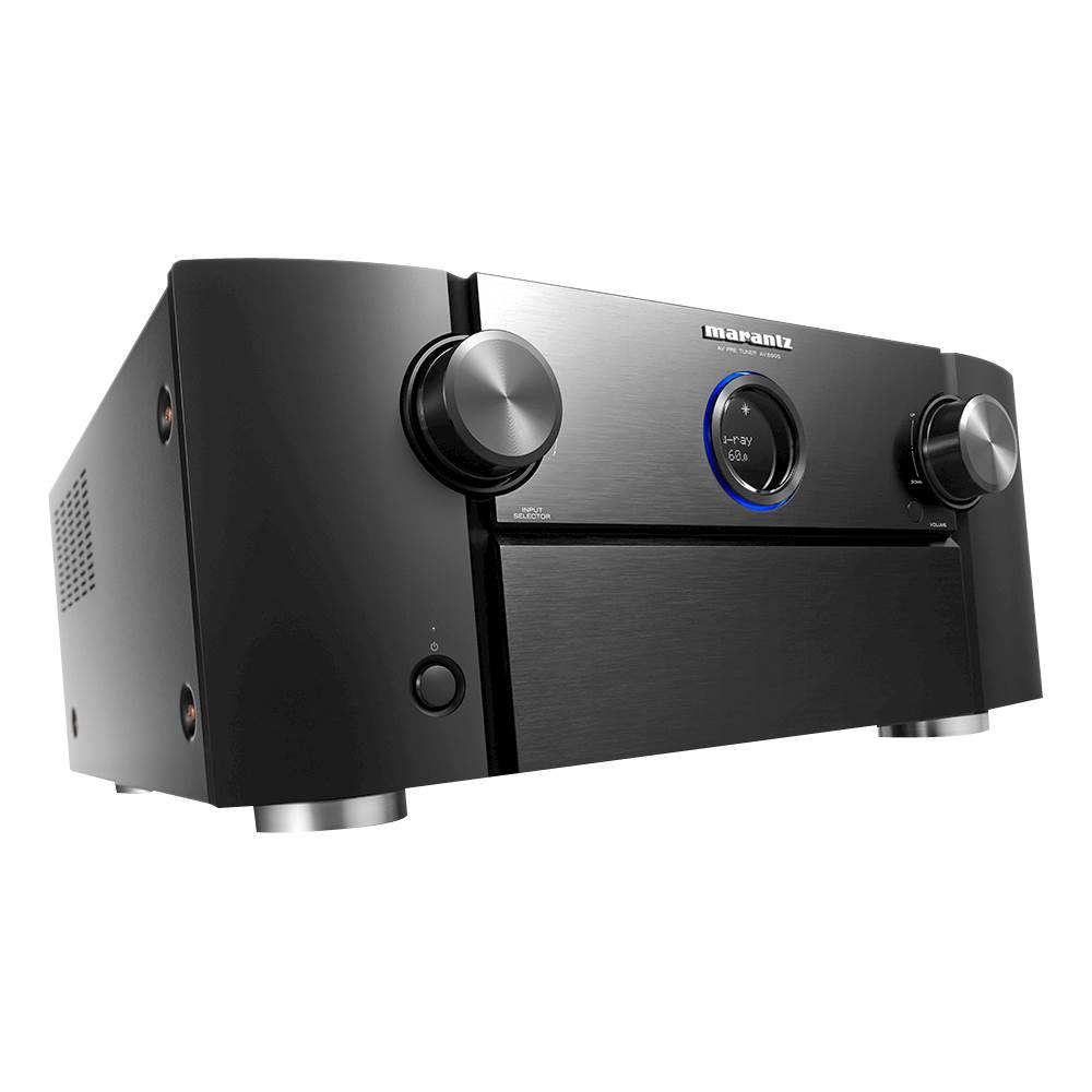 Angle View: Yamaha - AVENTAGE 7.2-Ch. Bluetooth Capable HDR Compatible A/V Home Theater Receiver - Black