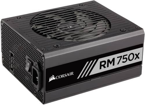 CORSAIR - RMx Series 750W ATX12V 2.4/EPS12V 2.92 80 Plus Gold Modular Power Supply - Black-Front_Standard