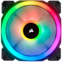 CORSAIR - LL Series 120mm Case Cooling Fan with RGB lighting - Front_Zoom