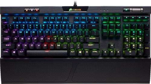 CORSAIR - Gaming K70 RGB MK.2 RAPIDFIRE Mechanical Wired CHERRY MX Speed Switch Keyboard with RGB Back Lighting - Black was $169.99 now $129.99 (24.0% off)