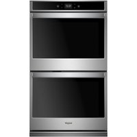 Whirlpool - 30" Built-In Double Electric Wall Oven - Stainless steel - Front_Zoom