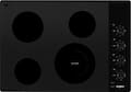 Whirlpool - 30 in. Wide 4 element Built-In Electric Cooktop with Dual Radiant Element - Black
