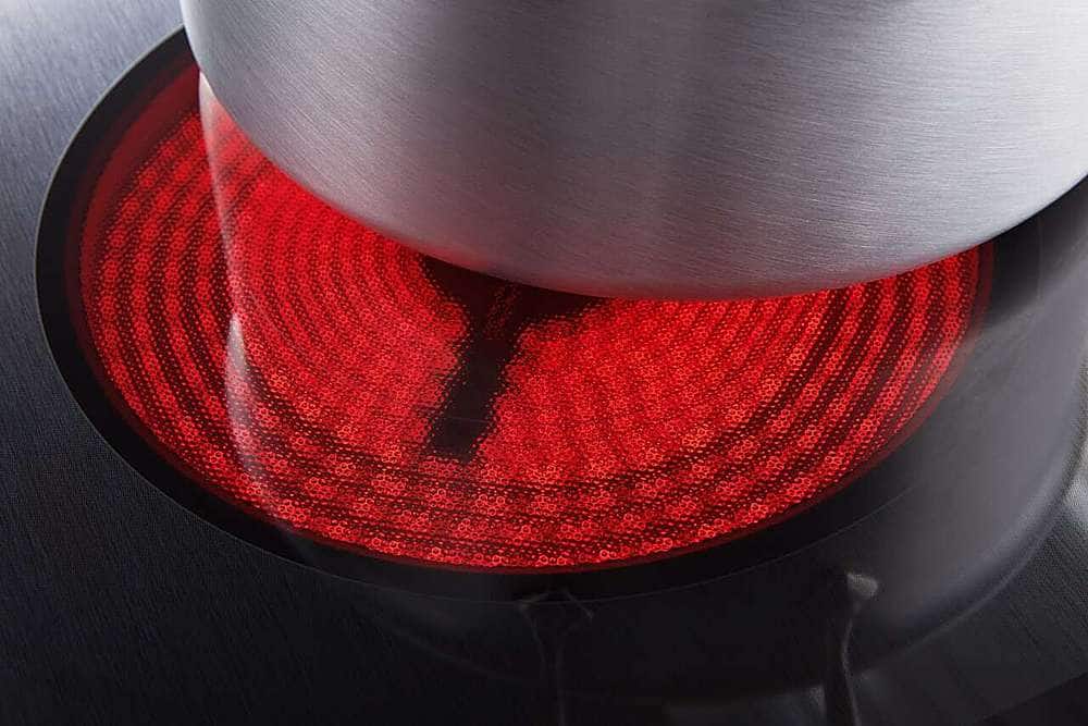 Alt View 13. Whirlpool - 30" Electric Cooktop - Black.