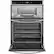 Alt View 11. Whirlpool - 30" Single Electric Wall Oven with Built-In Microwave - Stainless Steel.