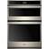 Front. Whirlpool - 30" Double Electric Convection Wall Oven with Built-In Microwave - Sunset Bronze.