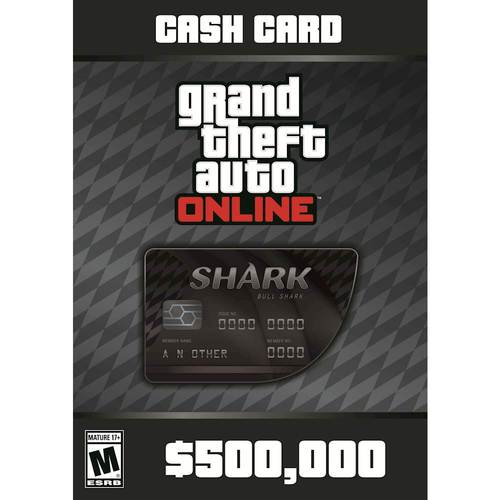 Grand Theft Auto Online $500000 Bull Shark Cash Card - Playstation 4 [Digital]-Front_Standard 