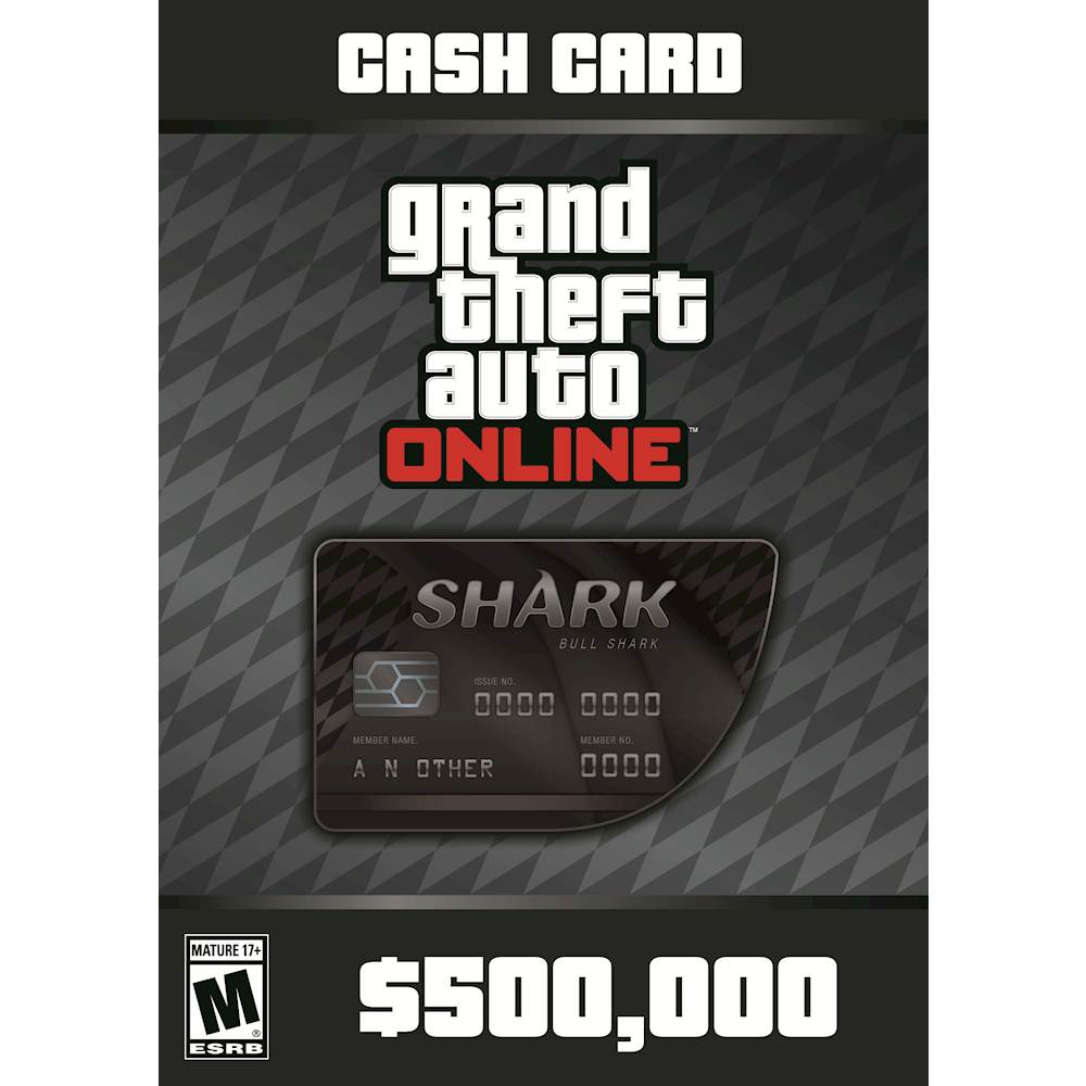 snyde Forøge venstre Grand Theft Auto Online $500000 Bull Shark Cash Card Playstation 4  [Digital] DIGITAL ITEM - Best Buy