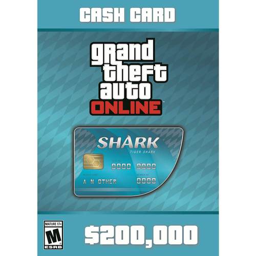  Grand Theft Auto Online $200000 Tiger Shark Cash Card - Playstation 4 [Digital]