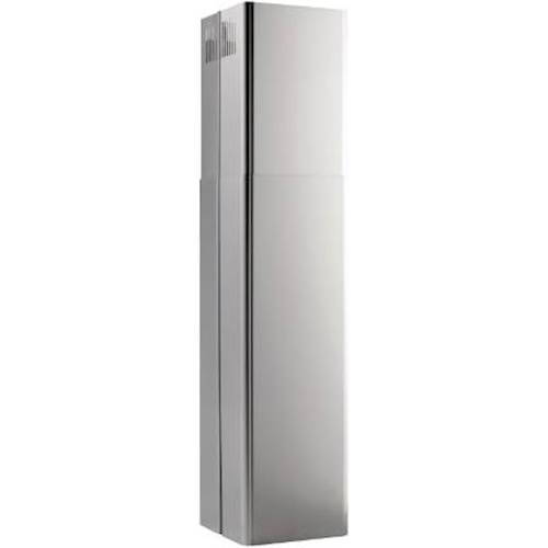 Angle View: Flue Extension for Broan Elite EI5936SS Range Hoods - Stainless steel