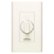 Front Zoom. Broan - Electronic Variable Speed Wall Control - Ivory.