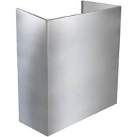 Broan - Extended Depth Flue Cover for Select Range Hoods - Stainless steel - Angle_Zoom