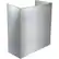 Angle. Broan - Extended Depth Flue Cover for Select Range Hoods - Stainless Steel.