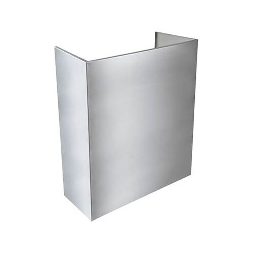 Angle View: Broan - Flue Cover for Select Range Hoods - Stainless steel