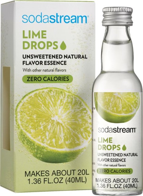 Front Zoom. SodaStream - Lime Drops.