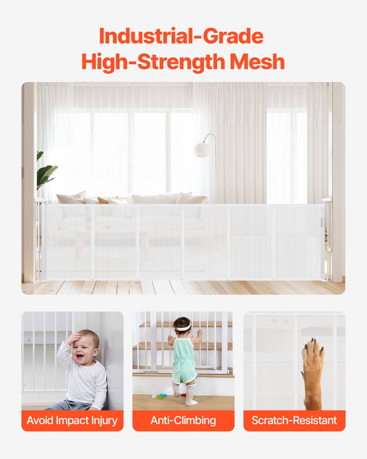 Industrial-Grade High-Strength Mesh

- Avoid Impact Injury
- Anti-Climbing
- Scratch-Resistant