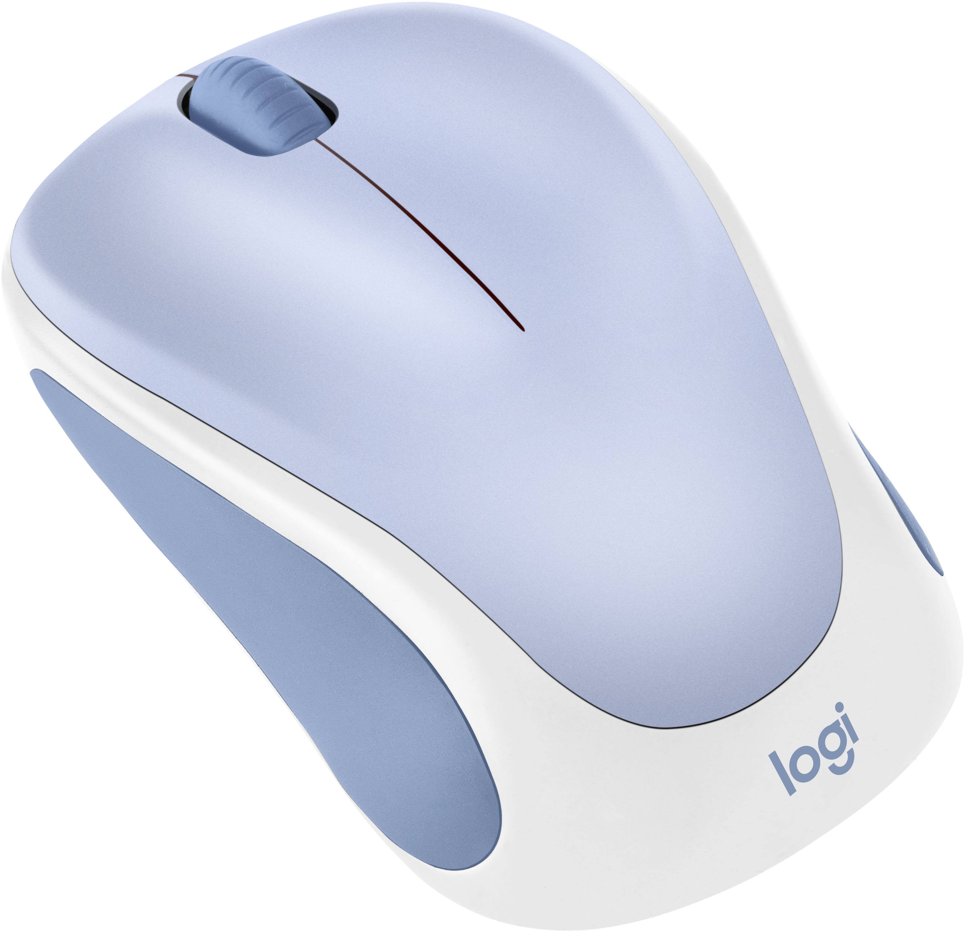 Alt View 1. Logitech - Design Mouse Limited Edition Wireless Optical 3-button Mouse with Broad Compatibility - Light Lilac.