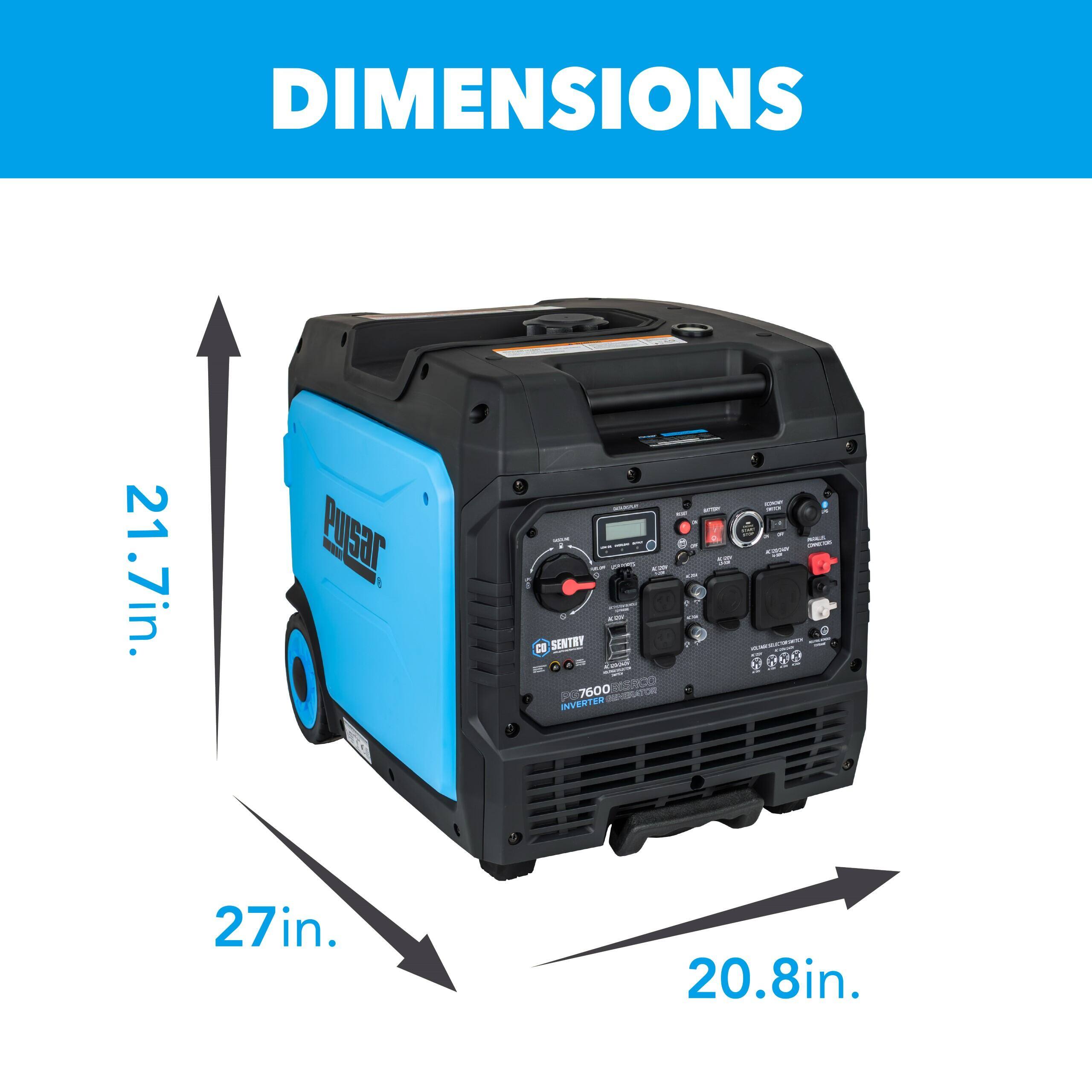 DIMENSIONS  
21.7in. x 27in. x 20.8in.